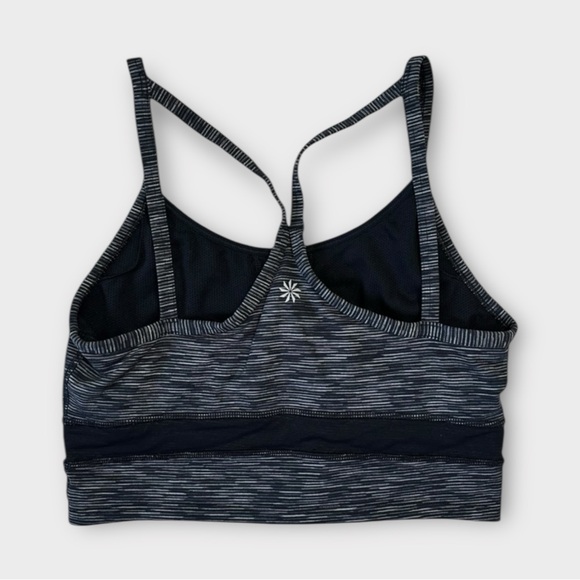 Athleta Other - Athleta Barre Up Bralette Longline Sports Bra Small Black Pilates Yoga Gym‎